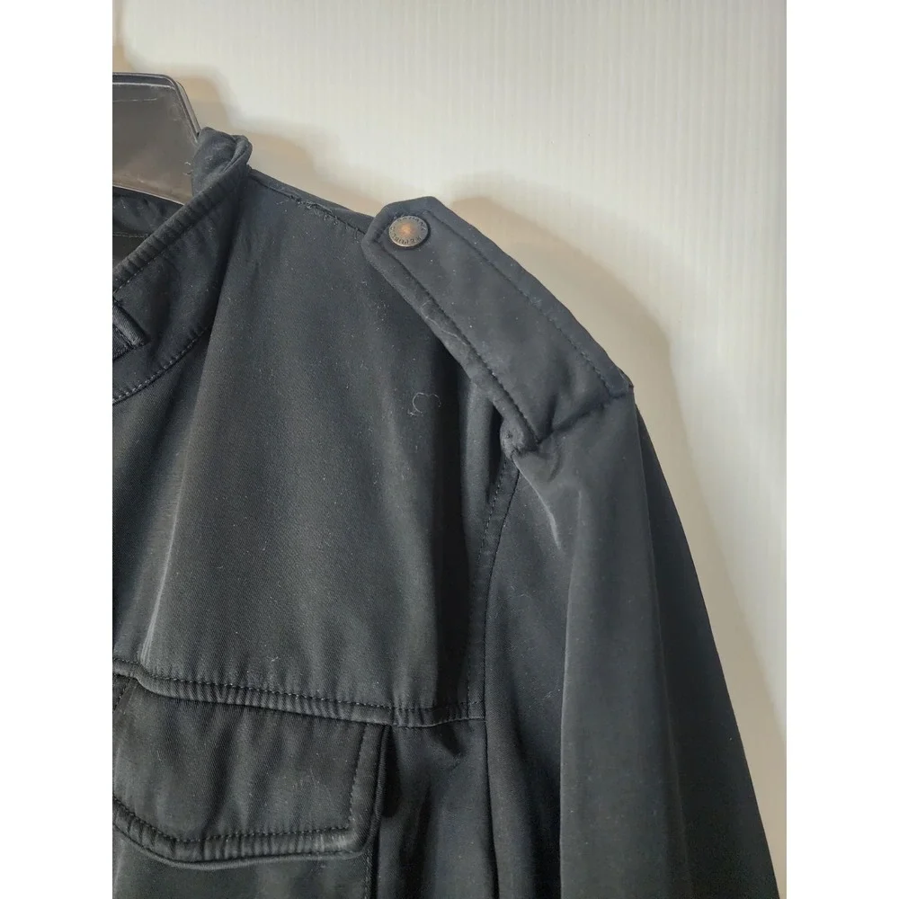 Banana Republic Mens Black Insulated Jacket 4 Front Pockets‎ Size XL